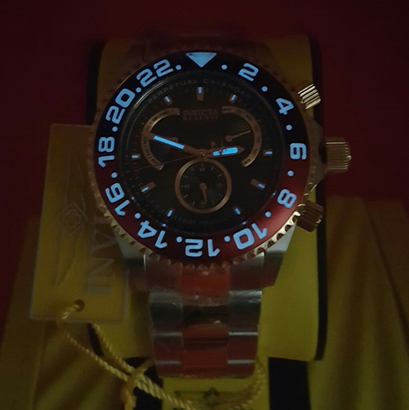 FIRM PRICE-NWOT Invicta Swiss Reserve Perpetual CALENDA( WATCH ONLY) - Picture 4 of 12